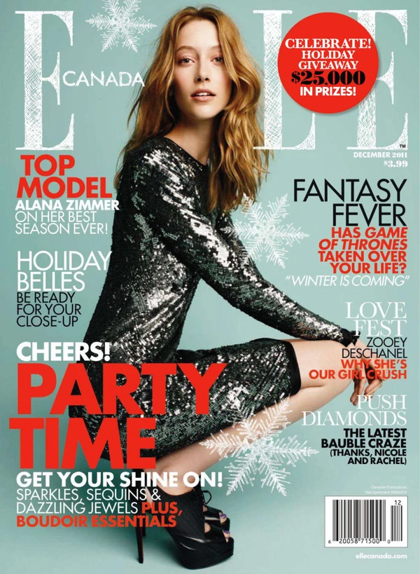 Ellecanada - December 2011 Cover