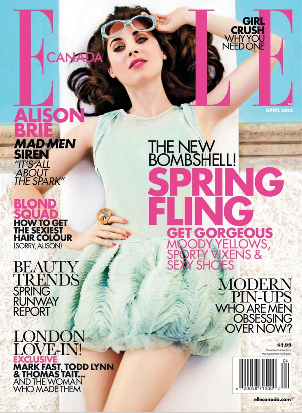 Ellecanada - April 2012 Cover