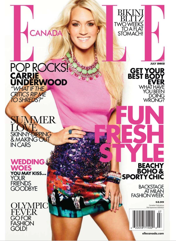 Ellecanada - July 2012 Cover