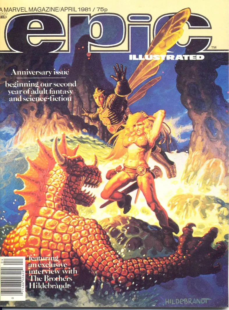 Epic April 1981 Cover