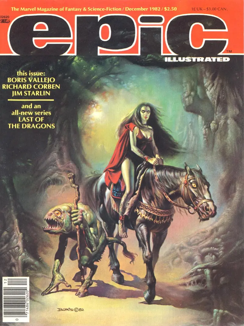 Epic December 1982 Cover