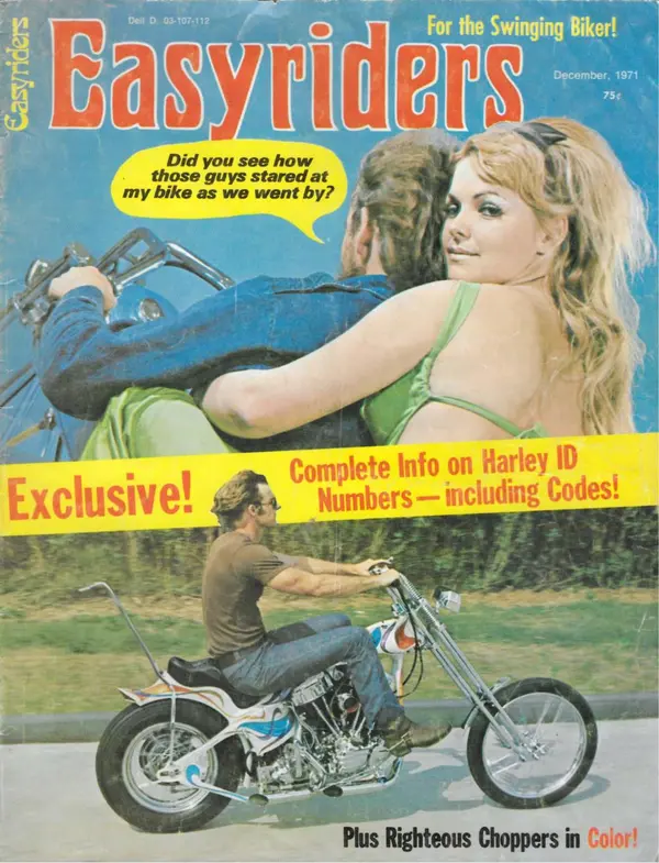 ERIDERS - December 1971 Cover