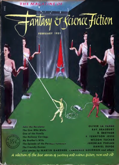 Fantasyscifi - February 1951 Cover
