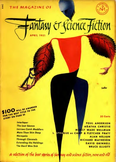 Fantasyscifi - April 1951 Cover