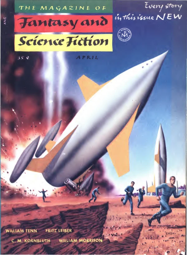 Fantasyscifi - April 1954 Cover