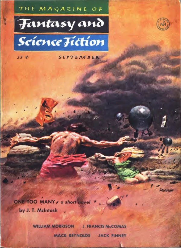 Fantasyscifi - September 1954 Cover