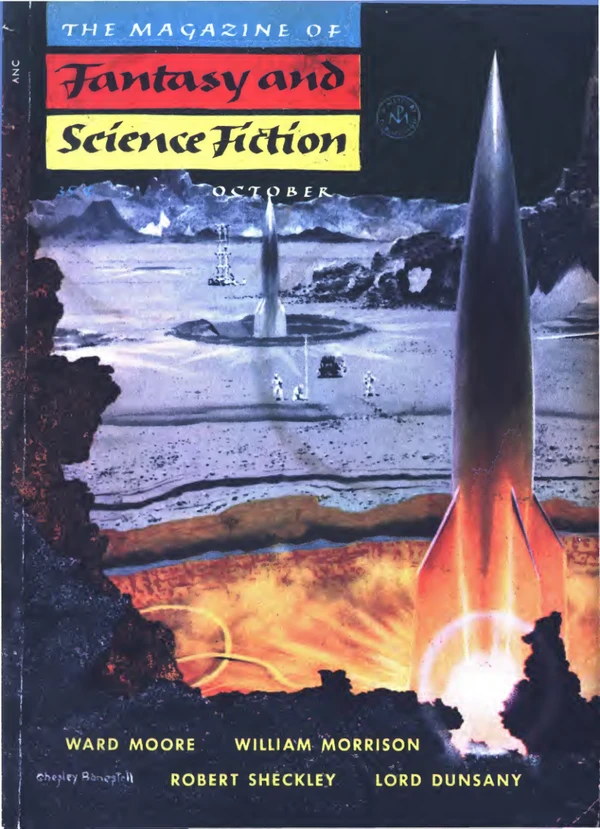 Fantasyscifi - October 1954 Cover