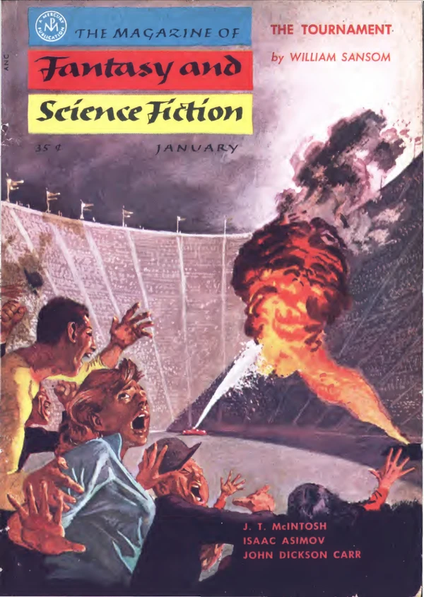 Fantasyscifi - January 1955 Cover