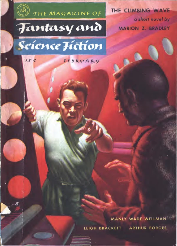 Fantasyscifi - February 1955 Cover