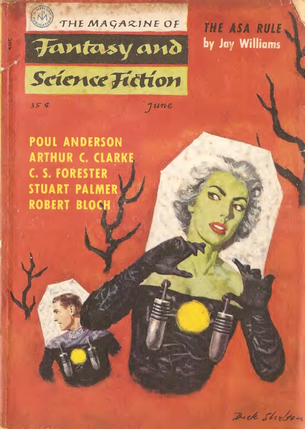 Fantasyscifi - June 1955 Cover