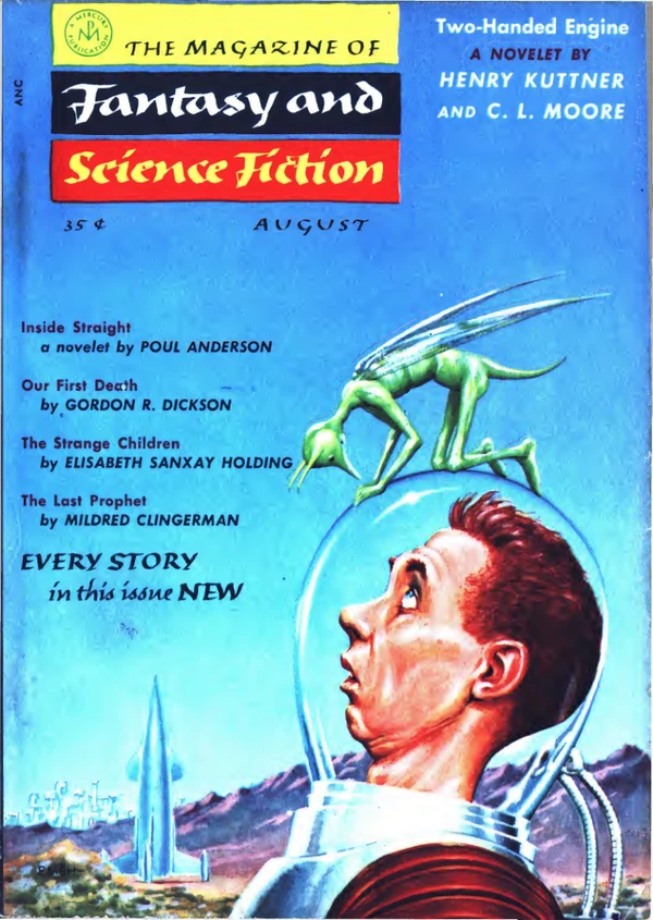 Fantasyscifi - August 1955 Cover