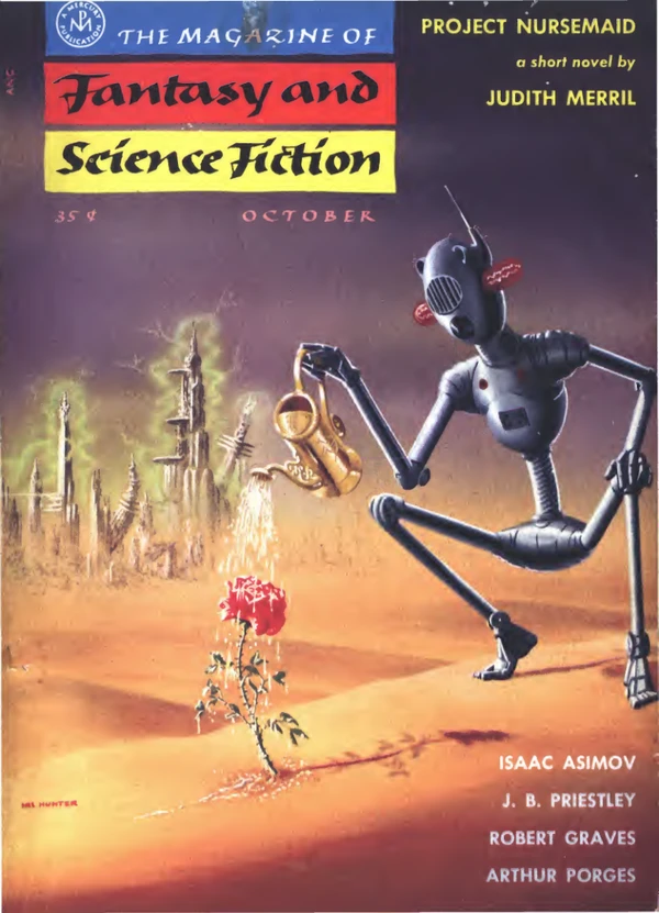 Fantasyscifi - October 1955 Cover