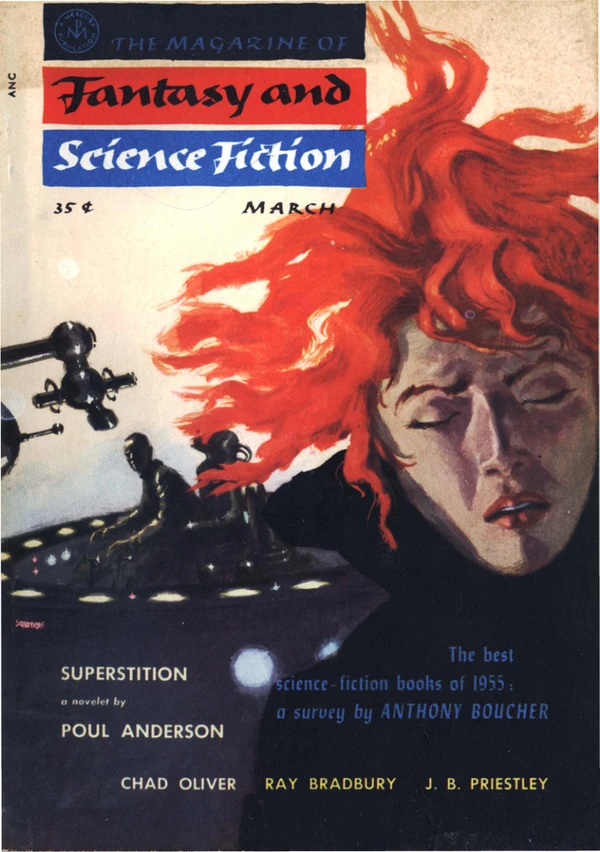 Fantasyscifi - March 1956 Cover
