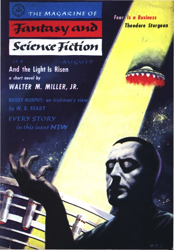 Fantasyscifi - August 1956 Cover