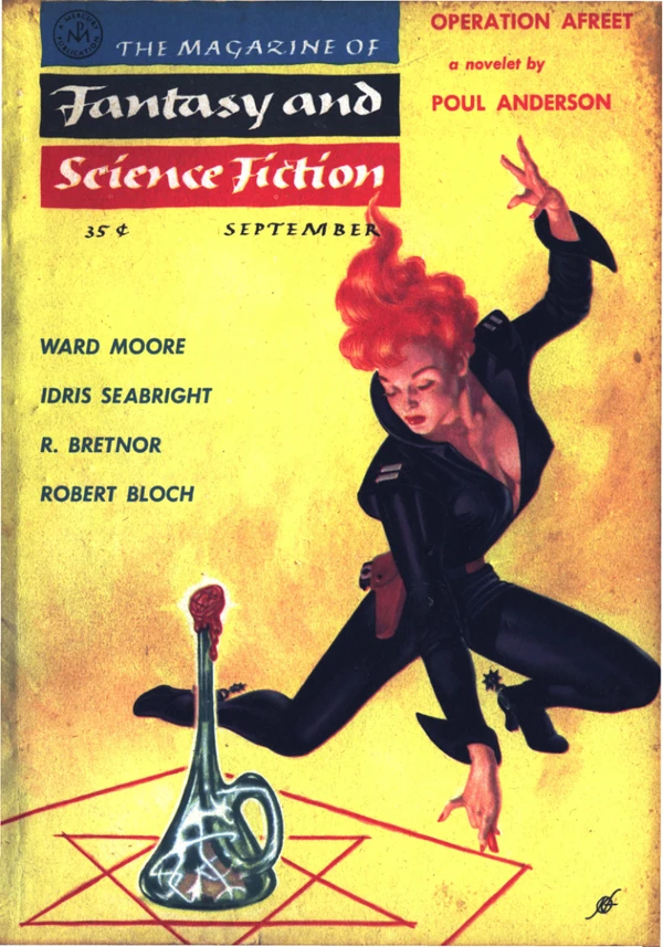 Fantasyscifi - September 1956 Cover