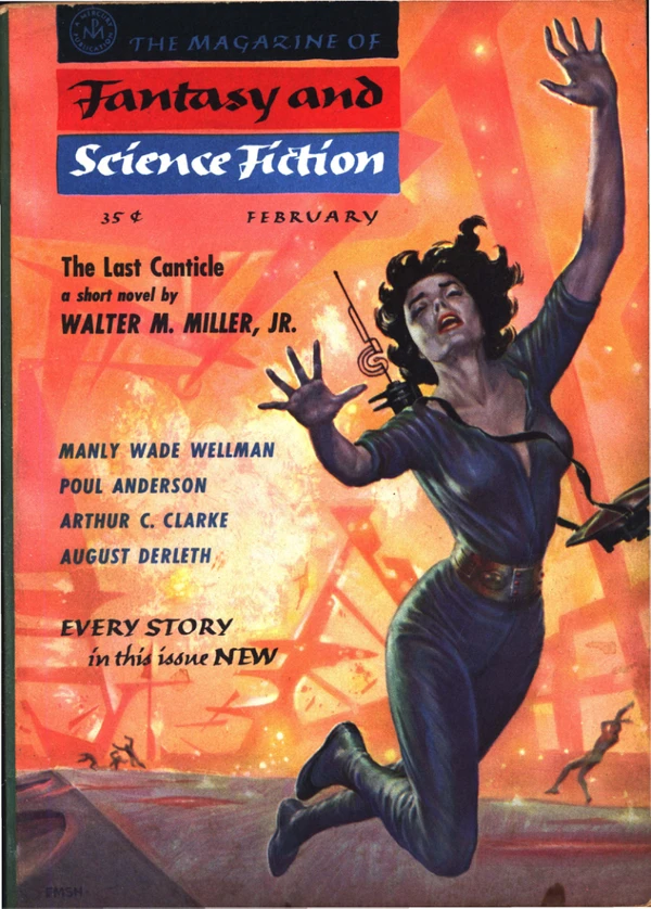 Fantasyscifi - February 1957 Cover
