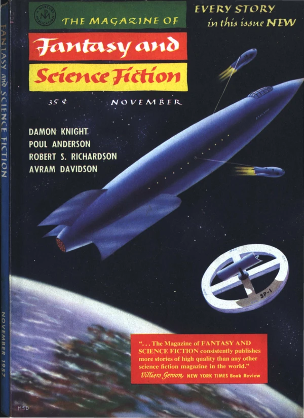 Fantasyscifi - November 1957 Cover