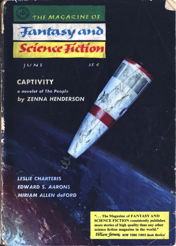 Fantasyscifi - June 1958 Cover