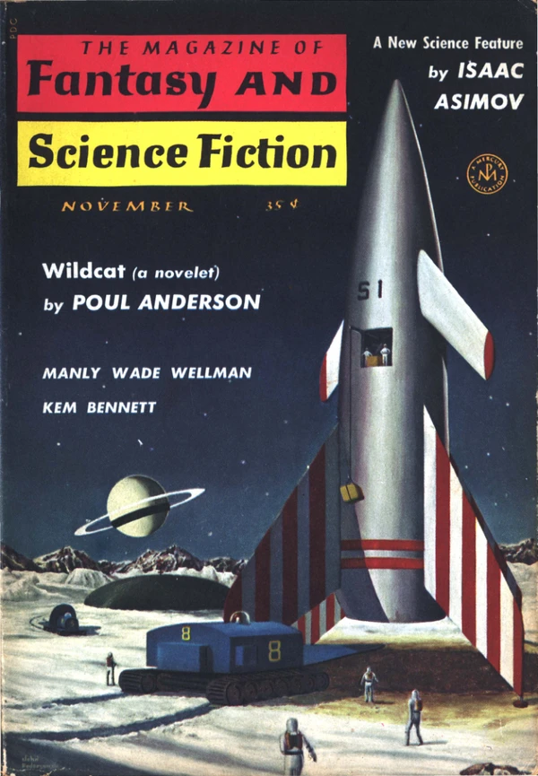 Fantasyscifi - November 1958 Cover