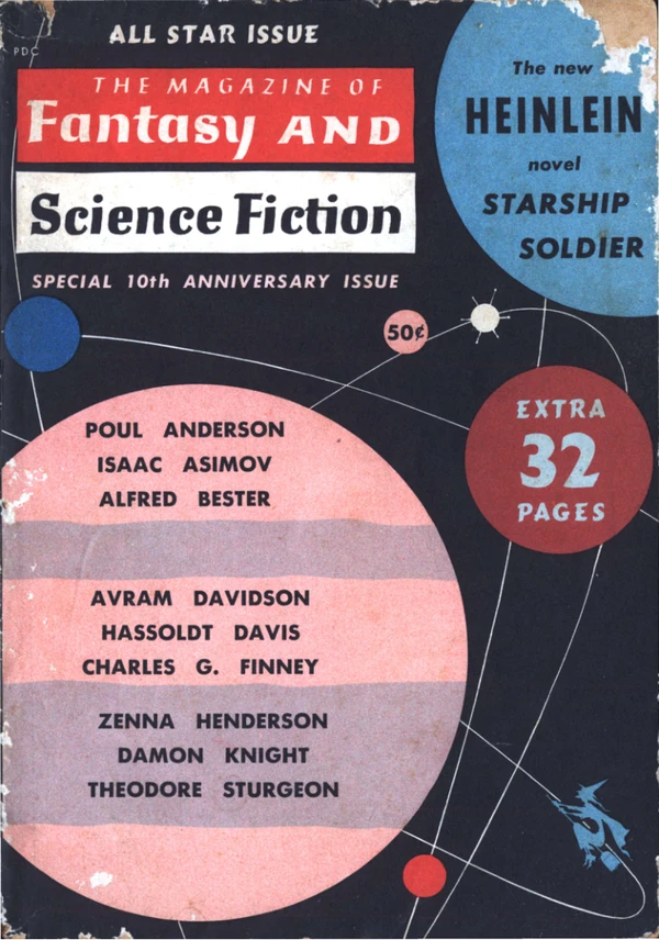Fantasyscifi - October 1959 Cover