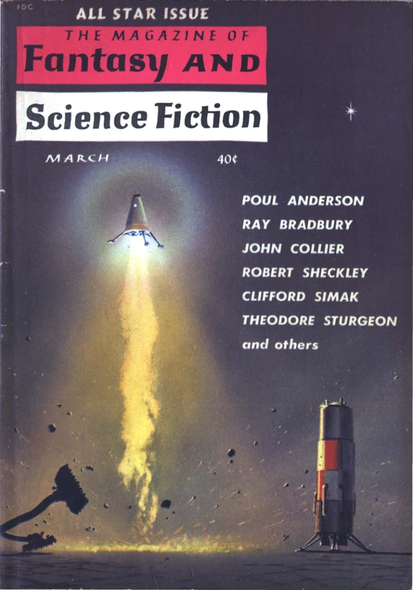 Fantasyscifi - March 1960 Cover