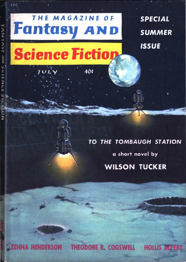 Fantasyscifi - July 1960 Cover