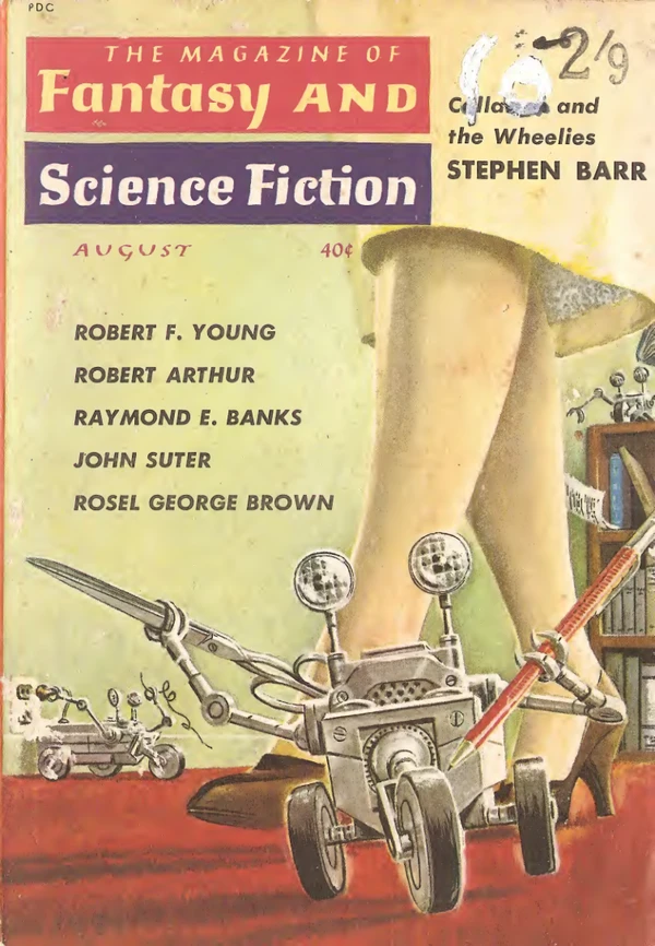 Fantasyscifi - August 1960 Cover