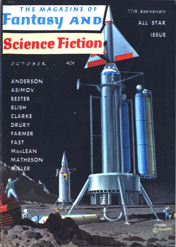 Fantasyscifi - October 1960 Cover
