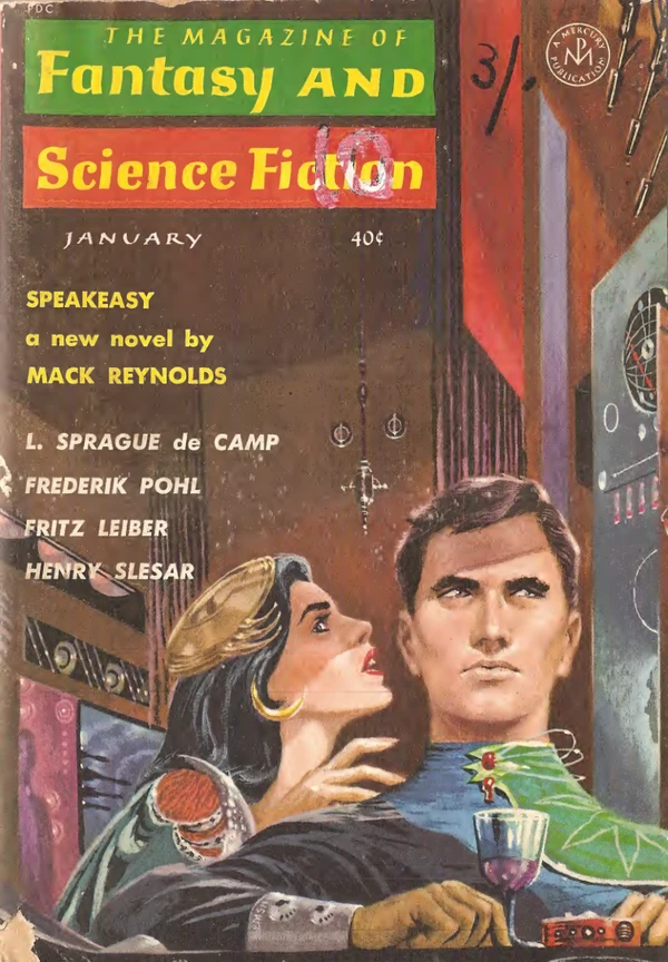 Fantasyscifi - January 1963 Cover