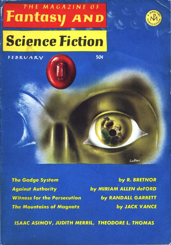 Fantasyscifi - February 1966 Cover