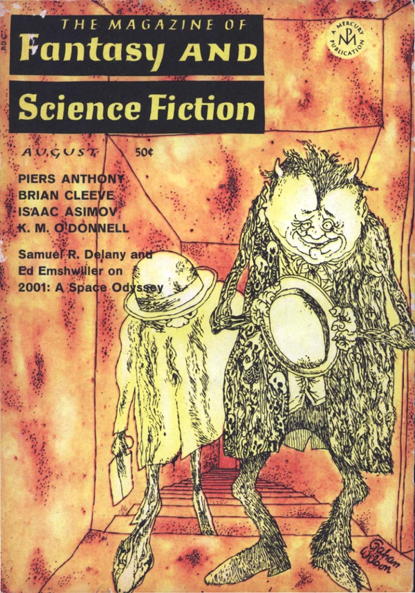 Fantasyscifi - August 1968 Cover