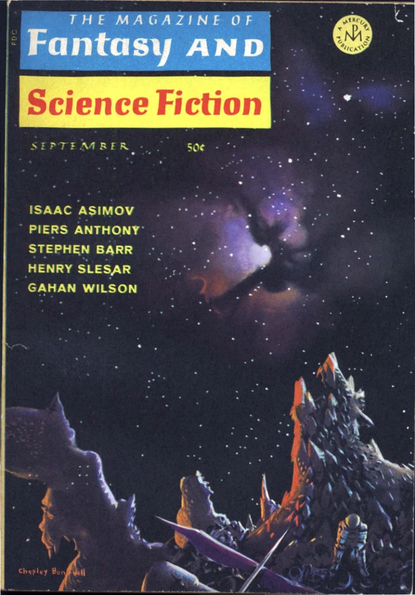 Fantasyscifi - September 1968 Cover