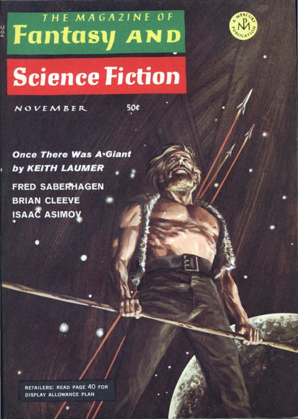 Fantasyscifi - November 1968 Cover
