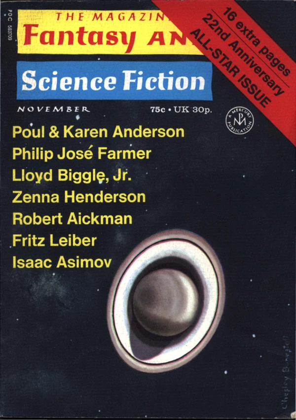 Fantasyscifi - November 1971 Cover