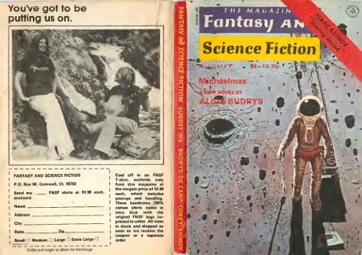 Fantasyscifi - August 1976 Cover