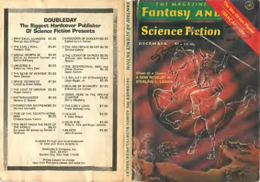 Fantasyscifi - December 1976 Cover