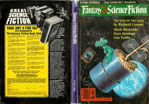 Fantasyscifi - June 1980 Cover