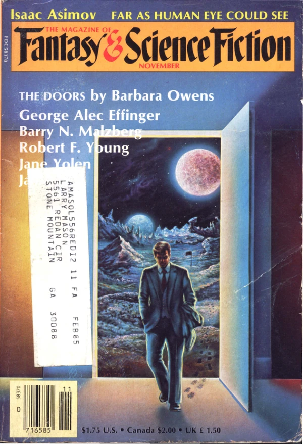 Fantasyscifi - November 1984 Cover