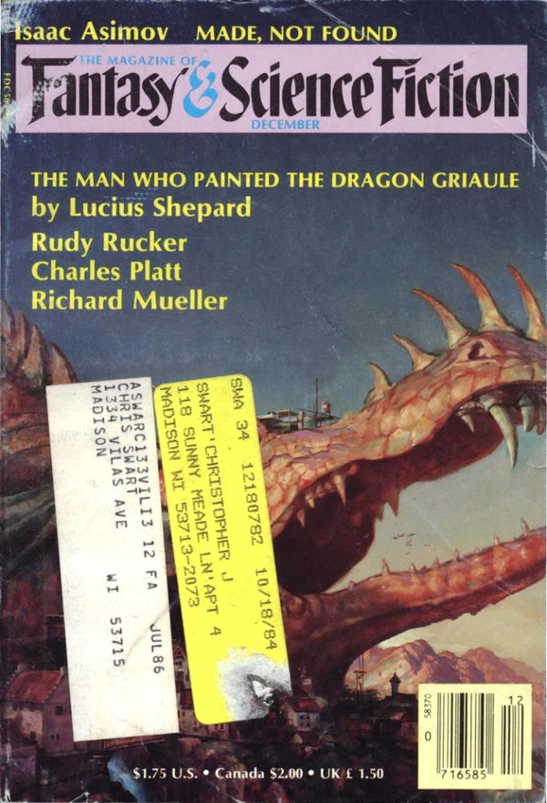 Fantasyscifi - December 1984 Cover