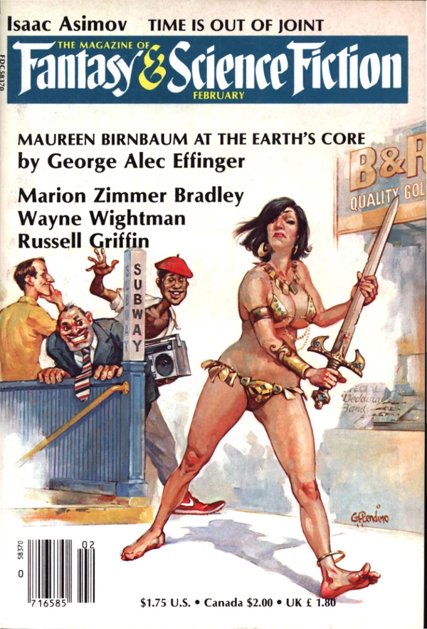 Fantasyscifi - February 1986 Cover