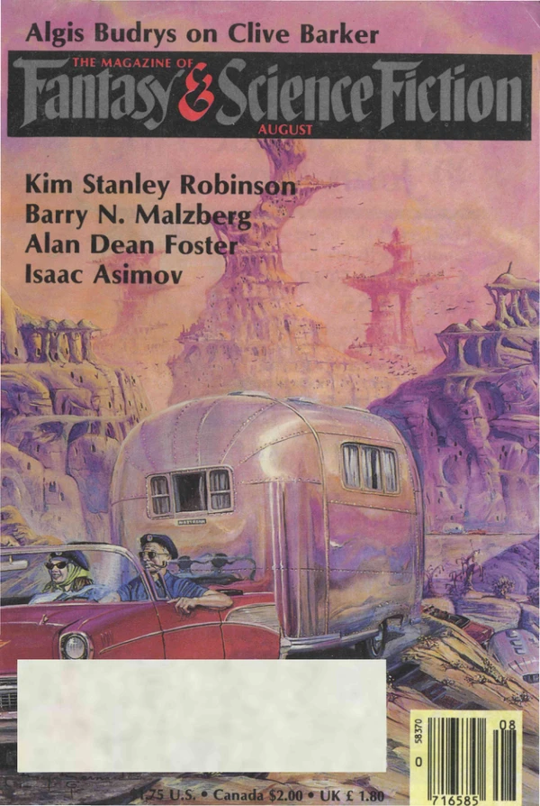 Fantasyscifi - August 1987 Cover