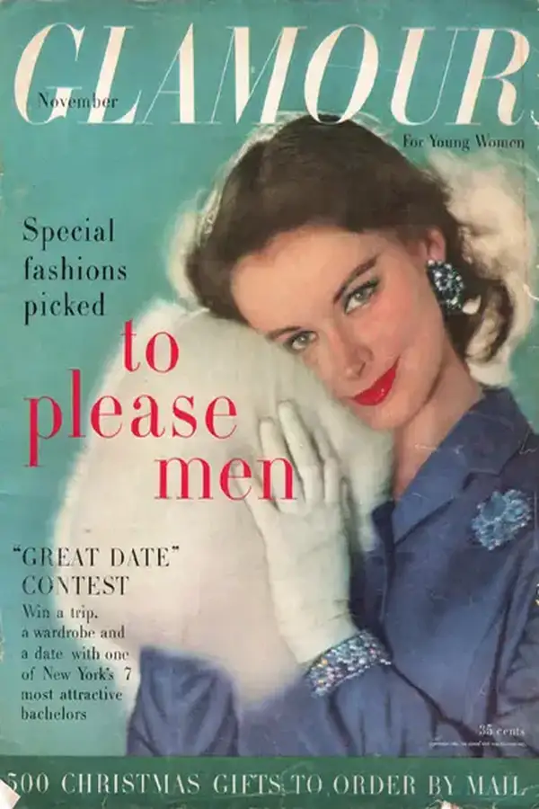 GLAMOUR - November 1956 Cover