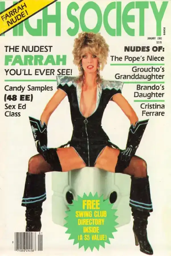 High Society January 1981 Cover