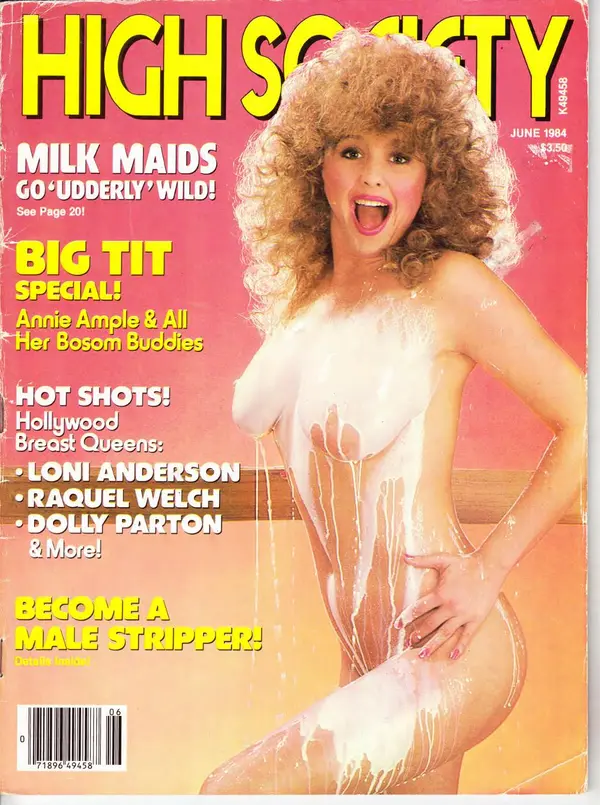 High Society June 1984 Cover