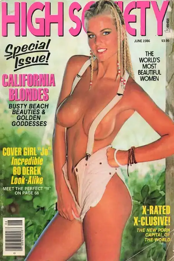 High Society June 1986 Cover