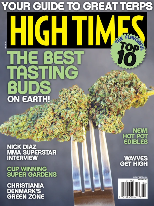Hightimes - March 2016 Cover