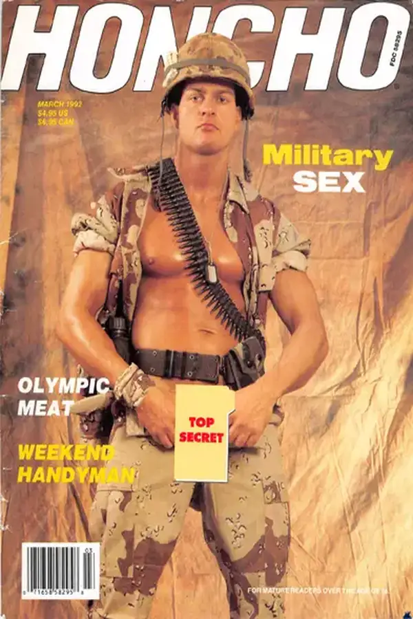Honcho March 1992 Cover