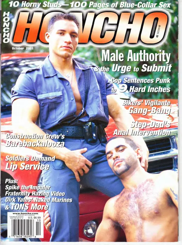 Honcho October 2001 Cover