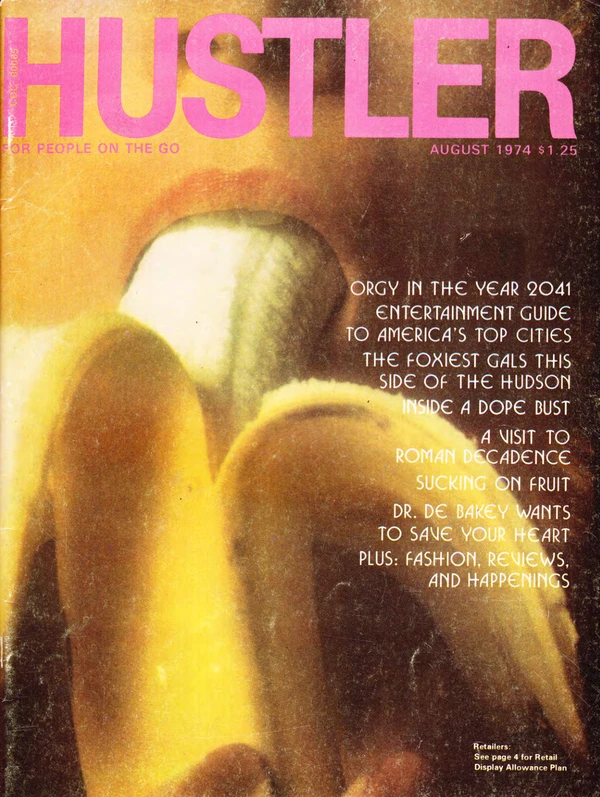 Hustler August 1974 Cover
