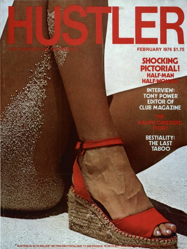 Hustler February 1976 Cover
